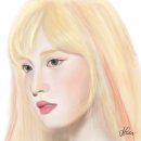 아이브 레이가 리즈 생일이라고 선물로 준 그림 이미지