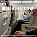 113 | [오사카] 아시아나 OZ113 :: 일본 간사이-인천 이코노미 탑승후기, 기내식과 기내 VOD