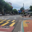 동구청 횡단보도 앞 이미지