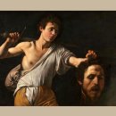 세계 명작 그림: 다윗과 골리앗의 머리 (카라바조) 이미지