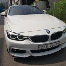 [가격내림]BMW/430i 컨버터블/18년1월/43729km/흰색/무사고/4800만원 현금차량 이미지