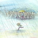 우산속 이미지