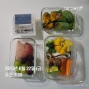 직장인 점심 도시락(야간) | 자연 식물식 3년 차, 직장인 점심 도시락 싸기 일주일 도전 후기(+채소 찜 밀프렙, 소스?)