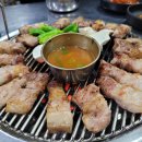 청주 삼겹살 맛집 구워주는 연탄구이 고기집 봉명동 탐라도니