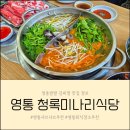 행림빌딩 | 영통역 맛집 점심특선 반반샤브 아이도 좋아하는 청록미나리식당