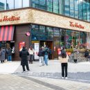 던킨도너츠 하남중앙미사역점 | 하남 미사역 카페 - 팀홀튼 하남미사역점 (Tim Holtons) / 도넛, 아이스 몬트리올, 머그컵 후기 :D