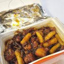 지코바숯불양념구이 | 지코바 숯불치킨 양념구이 중간맛 닭발 추가 치밥할때 강추