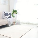 맨션세탁소 | 먼지없는 거실 러그 추천 파르르맨션 워셔블 방수 단모러그