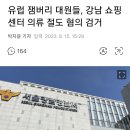 유럽 잼버리 대원들, 강남 쇼핑센터 의류 절도 혐의 검거 이미지