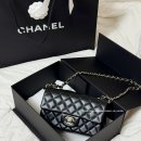 클래식은 내친구 | 샤넬 뉴미니 샴페인골드 가방 가격 클래식백 착용샷 후기