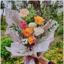 플라워아트 작품 제작 이미지