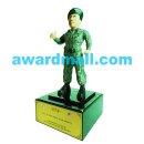 제작 개인피규어 인물 사람 사진 얼굴 3D트로피 피규어상패 육군 군인피규어 AMS748 모델 인생기념 진급...