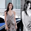안은진, 이렇게 가녀렸나…깊게 파인 드레스로 뽐낸 우아한 자태 은은한 광택이 돋보이는 그레이 컬러의 롱 드레스 이미지