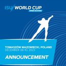 [스피드]2023/2024 제4차 월드컵 대회-공고/경기일정(2023.12.08-10 POL-Tomaszów Mazowiecki) 이미지