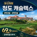 청도종합카서비스 | 대구직항 청도 캐슬렉스CC3박4일 90홀 699,000원 무제한 골프 몰아치기