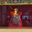 평창 상원사 문수전 목조제석천왕상 이미지