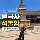 경주 뚜벅이 여행 필수코스｜불국사·석굴암 버스로 다녀오기