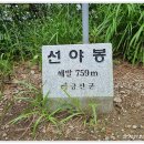 충남 금산 선야봉(759m) 및 느티골 계곡 산행 이미지