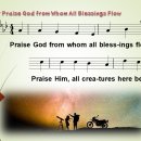 [PPT악보] 새찬송가 1장 - 만복의 근원 하나님 / Praise God from Whom All Blessings Flow [영문] 이미지