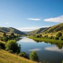 강변에서 이미지