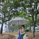 무창포 해수욕장 비오는 바다~ 이미지