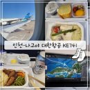 741 | 인천-&gt; 나고야 대한항공 KE741 탑승후기 (기내식, 맥주, 좌석간격비교, 엔터테인먼트 등)