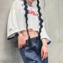 6288 | 나이키 V넥 루즈핏 크롭티 여름 필수템 메쉬 소재로 시원하게