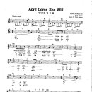 Paul Simon / April come she will 악보 이미지