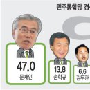 2012.7.26 국민일보) [18대 대선 여론조사] 민주당 경선후보 지지도… 문재인 47% 압도적 1위 이미지