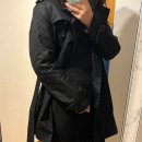 하라코트 | 버버리 켄징턴 트렌치 코트 블랙 쇼트 일본 구매 후기 UK6 UK8 사이즈 비교 및 착용 후기