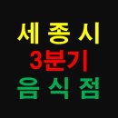 세종특별자치시 상가 정보 - 2020년 3분기에 창업한 예비 맛집 상가 현황