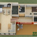 모던스타일(skip floor) 35.5평 목조주택 이미지