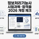 [HD]정보처리기능사 필기 - 전자계산기일반 | 정보처리기능사 시험과목 출제비중과 필기·실기 합격률 격차, 2026년 개정까지