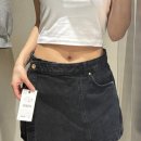 여성 반바지 추천 기본 베이직 블랙 데님 숏팬츠 쇼츠 자라(ZARA) Z1975 코디