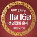 오늘의 운세 --- 2025년 11월 16일(음력 9월 27일) 己丑 일요일 이미지