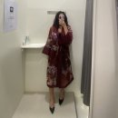 팜므뮤즈 라 르헨느 자카드 로브 가디건 후기: FemmeMuse Rose, La Reine Jacquard Robe Cardigan...