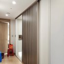 양학농장 | 울산지웰시티자이 로즈골드 원슬라이딩 간살중문 시공후기. 이원중문 !!!