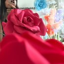 페이퍼플라워 주름지 해바라기 액자 이미지