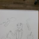 소묘수채화 이미지