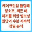 케이크린업 물걸레 청소포, 찌든 때 제거를 위한 엠보싱 원단과 수분 지속력 정밀 분석
