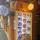 구리 곱창골목 " 원조삼촌네곱창 " 야채곱창맛집 (+짝태앤노가리)