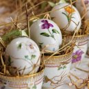 부활절(Easter) 계란 예술 이미지