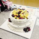 거봉어린이집 | 역대급스케일!!!여름 과일 듬뿍 올라간 2단 대형 맞춤 케이크 (4호+6호) 🎂✨생크림 2단케이크. 뚜레쥬르...