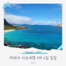하와이 자유여행 5박 6일 일정 코스 추천