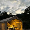 이밤에캠핑장 이미지