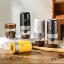 미니 전기 커피 그라인더, USB 휴대용 그라인딩 코어, 커피 원두 분쇄기, 가정용 주방 도구, 커피 액세서리 이미지