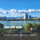 장수오리수성못점 | [대구 수성못 맛집&카페 추천!!] 장수오리 수성못점+ 엔제리너스 아일랜드 점 / 수성못 분수쇼 시간표...