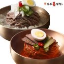 [송주불냉면] 매운 비빔냉면+평양 물냉면 반반 10인분 세트, 4.45kg, 1개 이미지