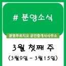광교호수家공인중개사사무소 | 분양정보 (3월 첫째 주)