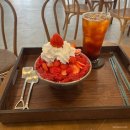 부평빙수 맛집 카페아크 생딸기빙수 후기